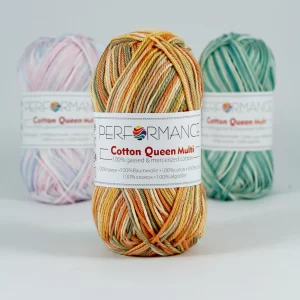 Cotton Queen Multi памучна прежда, 50 гр., (10402)