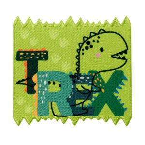 Апликация T-Rex mit Zacken, Mono quick, 12137, 6.5 х 7 см, с лепило