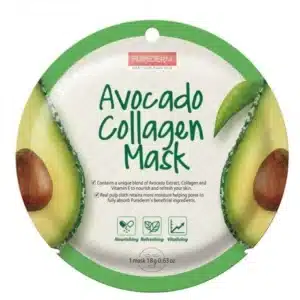 PUREDERM Avocado Collagen Mask, Колагенова маска за лице с авокадо, 19040