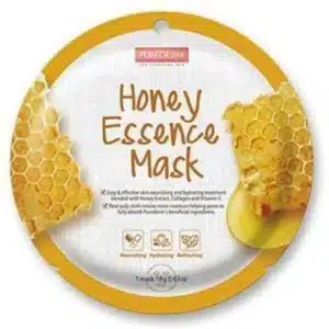PUREDERM Honey Collagen Mask, Колагенова маска за лице с мед, 19044