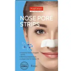 PUREDERM Crystal Nose Pore Strip 6 STRIPS VEGAN, Веган лепенки за нос за почистване на порите 6 бр., 19974