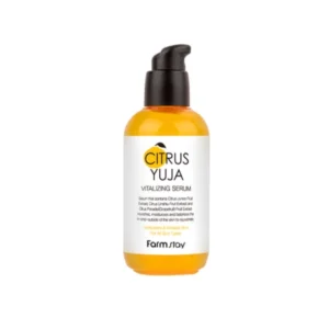 FarmStay Citrus Yuja Vitalizing Serum, Освежаващ серум за лице с витамин C, 21876