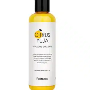 FarmStay Citrus Yuja Vitalizing Emulsion, Емулсия за лице с ефект на изсветляване и изравняване на тена, 21878