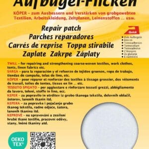 Поправяща лепенка Twill за гладене, Kleiber, 33004, бяла