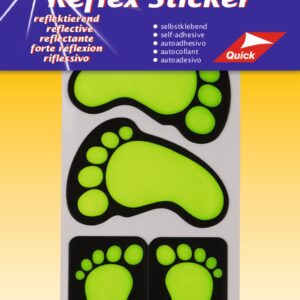 Самозалепващи се рефлекси фолиеви стикери – yellow feet, Kleiber, 61142, жълт