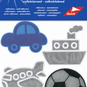 Самозалепващи се рефлекси фолиеви стикери – Vehicles/Footbal, Kleiber, 61183, сребрист