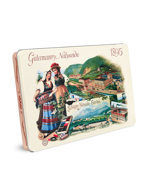 Комплект конци в метална кутия Nostalgic, 48 макари Sew-all 100 м, 640954, Gütermann 3 Комплект конци в метална кутия Nostalgic, 48 макари Sew-all 100 м, 640954, Gütermann - Image 3