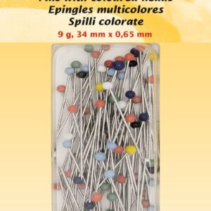 Карфици с цветни главички, Kleiber, 70031, 80 бр.