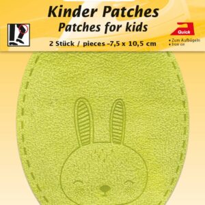 Термолепяща кръпка за деца , Kleiber, 87546, 2 х 7.5 см х 10.5 см, зелена