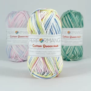 Cotton Queen Multi памучна прежда, 50 гр., (9051)
