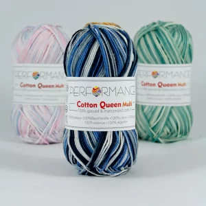 Cotton Queen Multi памучна прежда, 50 гр., (9208)