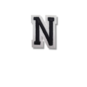 Апликация буква „N“, 5 х 4 см, с лепило