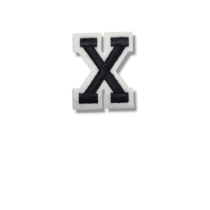 Апликация буква „X“, 5 х 4 см, с лепило