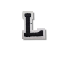 Апликация буква „L“, 5 х 4 см, с лепило