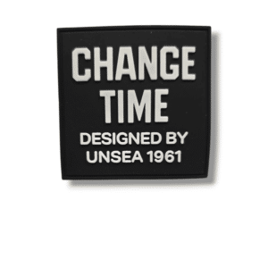Гумирана апликация Change Time UNSEA 1961, за пришиване, 7 см