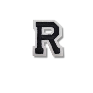 Апликация буква „R“, 5 х 4 см, с лепило