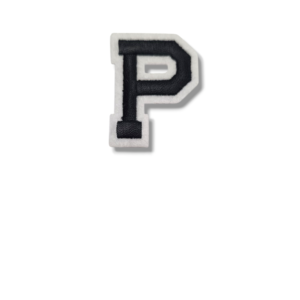 Апликация буква „P“, 5 х 4 см, с лепило