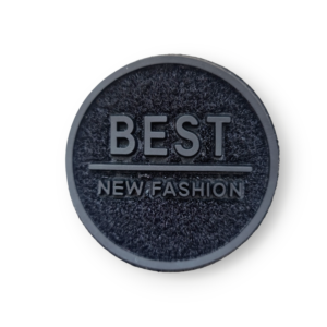 Апликация с гумен надпис BEST върху велкро, 5 см, за пришиване