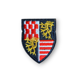 Апликация Герб с ламе , 4.5 х 5 см, с лепило