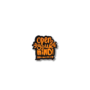 Апликация Open Your Mind , 4.5 см х 4.5 см, с лепило