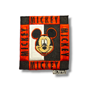Апликация Mickey черно/бяло/червено, 7.5 х 6.5 см, с лепило
