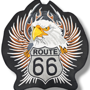 Апликация ROUTE 66, 30 х 26 см, за пришиване
