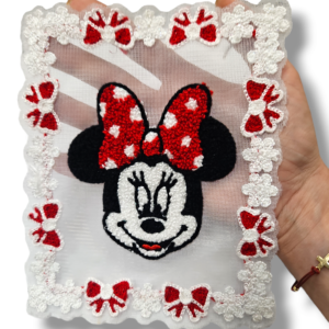 Апликация Minnie бродерия, плетена – 17 х 15 см, за пришиване