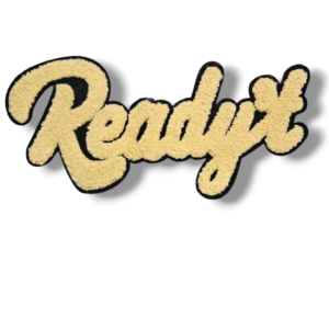 Апликация Ready’t, 24 см х 11 см, беж/черен, с лепило
