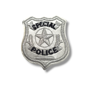 Апликация Special Police, 5.5 см х 6.5 см, черен/сив, с лепило