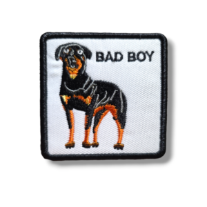 Апликация КУЧЕ BAD BOY 7×7 см, за прешиване