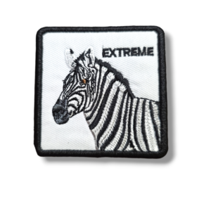 Апликация ЗЕБРА EXTREME  7×7 см, за прешиване