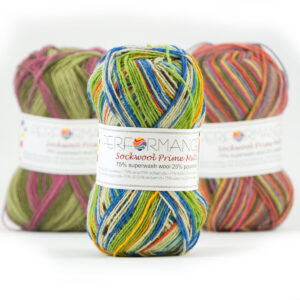 Sock Wool Prime вълнена прежда за чорапи, 50 гр., (8)