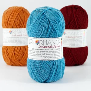 Sock Wool Prime вълнена прежда за чорапи, 50 гр., (126)