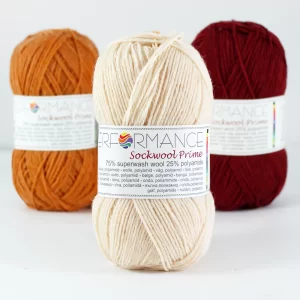 Sock Wool Prime вълнена прежда за чорапи, 50 гр., (204)