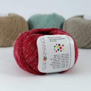 Woolinen вълнена прежда с лен, 50 гр., (44)